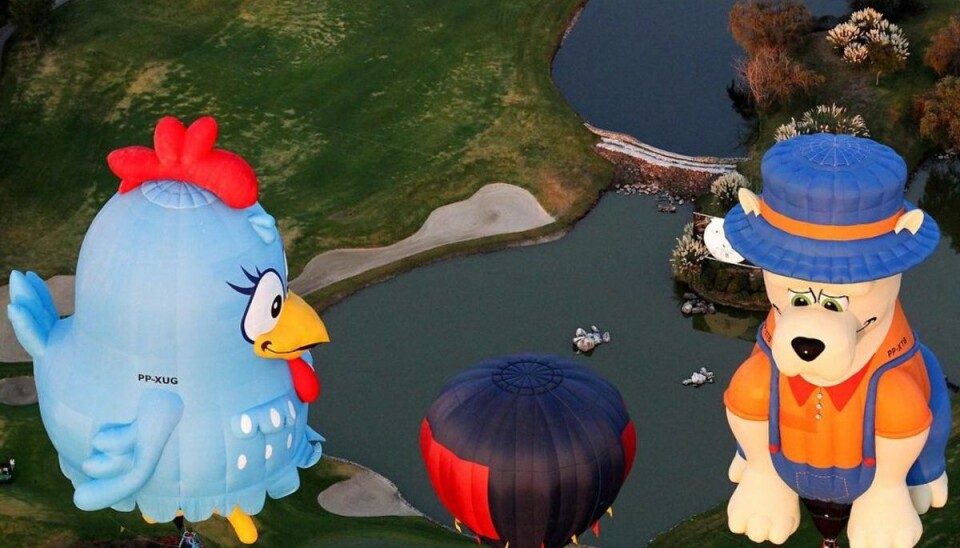 14. november steg mange smukke luftballoner til vejr i den international ballonfestival. KLIK for flere billeder. (Foto: ULISES RUIZ/Scanpix). 14. november steg mange smukke luftballoner til vejr i den international ballonfestival. KLIK for flere billeder. (Foto: ULISES RUIZ/Scanpix).