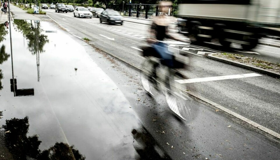 Pinsevejret bliver en våd omgang. Foto: Mads Claus Rasmussen/Ritzau Scanpix