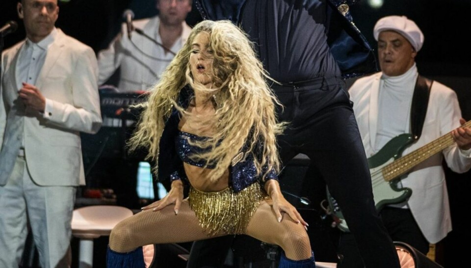 -Jeg blev svinet til Emili Sindlev og dansepartner Mads Vad opnåede 43 point for deres Beyoncé-inspirerede showdans. – Foto: Scanpix.