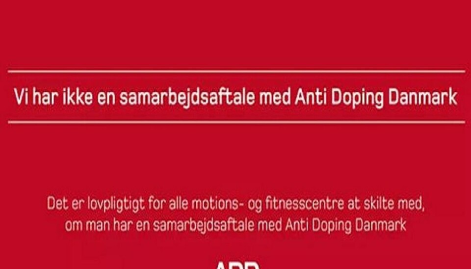 Fitnesskæde nægter samarbejde