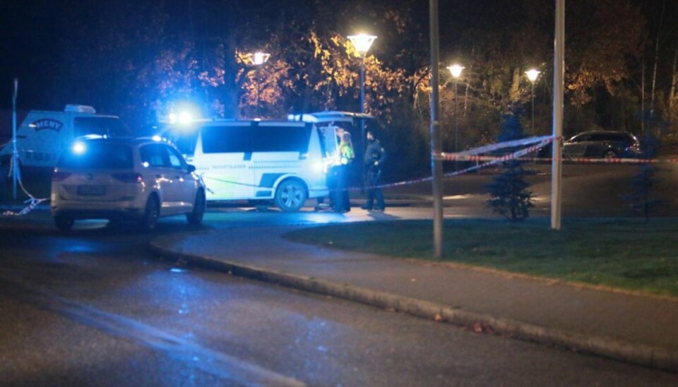 Tre ramt af skud: En er død