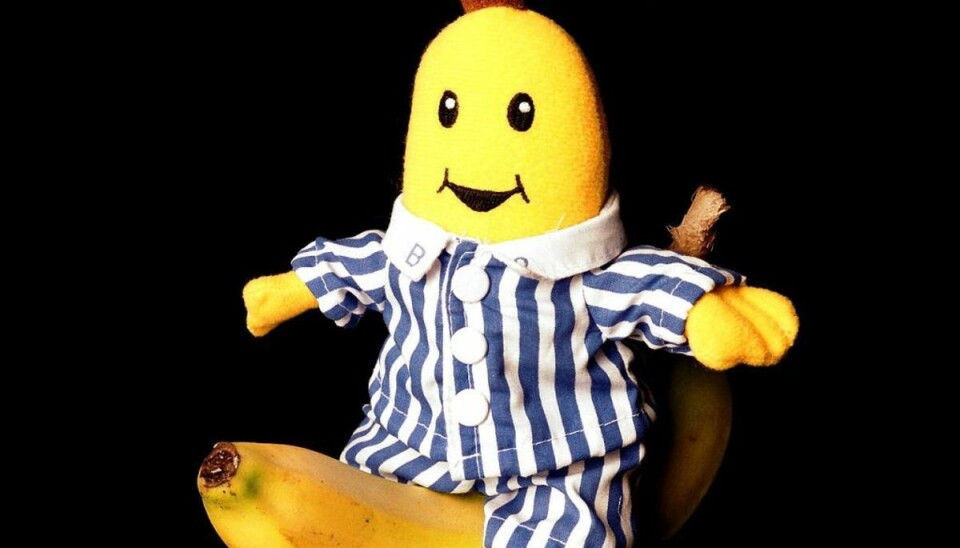 Farlig buks tilbagekaldes En banan i pyjamas – dog ikke den tilbagekaldte. Foto: Scanpix