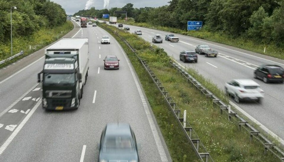 Fra i dag vil bilister på de danske motorveje blive mødt af et nyt vejskilt på rastepladserne. Klik igennem galleriet for at se skiltet samt en række andre nyere vejskilte. Foto: Henning Bagger/arkiv/Scanpix