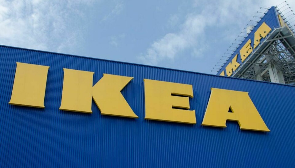 BANGKOK – JULY 27, 2014: Logo IKEA Mega Bangna shopping BANGKOK,THAILAND.the Swedish IKEA is the world’s largest furniture retailer.