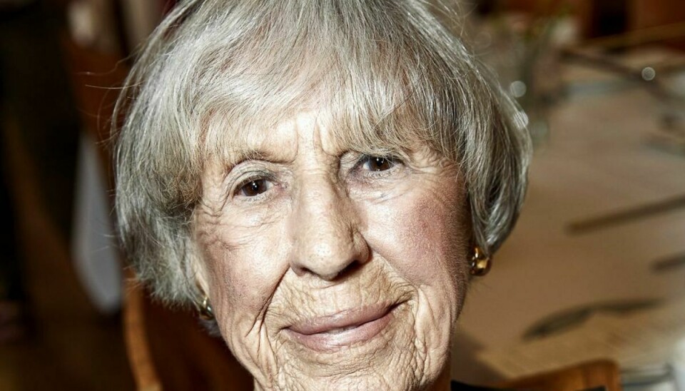 103-årige Lise Nørgaard kan se frem til at modtage livslang økonomisk støtte. Arkivfoto: Scanpix.