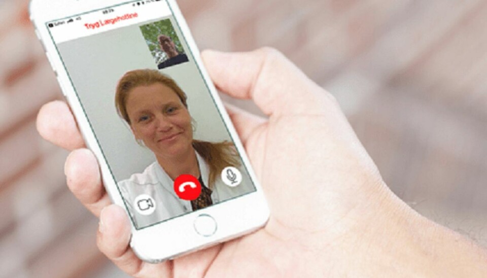 ‘Hej doktor’. En ny app kan sætte dig i forbindelse med en dansk læge – også selv om, du er på ferie i udlandet. KLIK for flere billeder. Foto: Tryg Forsikring. ‘Hej doktor’. En ny app kan sætte dig i forbindelse med en dansk læge – også selv om, du er på ferie i udlandet. KLIK for flere billeder. Foto: Tryg Forsikring.