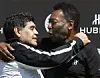 Pelé og Maradona er to af sportens største navne. Foto: Scanpix