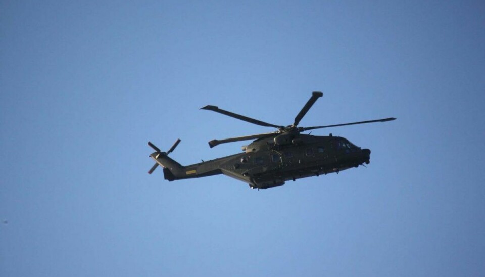 Ledte med helikopter: Politi efterlyste mand