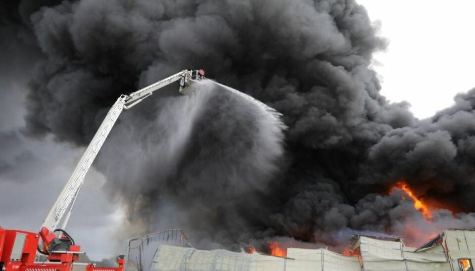 Kæmpe brand: 72 brandfolk i aktion