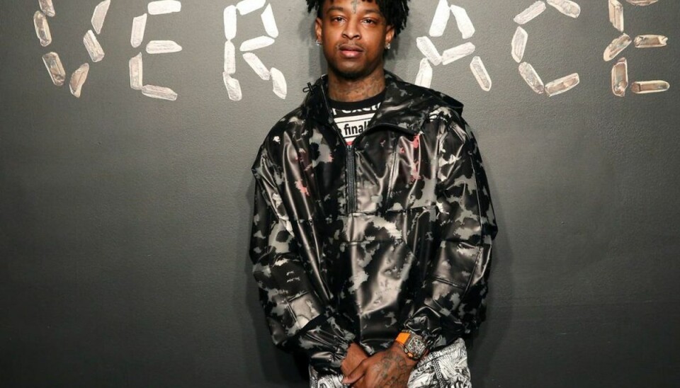 Rapper i sorg: Bror dræbt Rapperen 21 Savage har – igen – mistet en bror. Foto: REUTERS/Allison Joyce