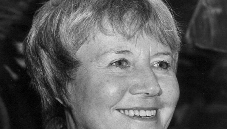 TV-værten Jytte Dreyer er død. Hun blev 92 år gammel. Foto: NORDFOTO/Scanpix.