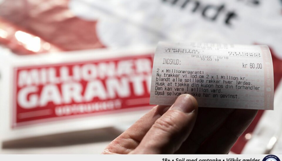 I to byer er der fundet 45 lottomillionærer