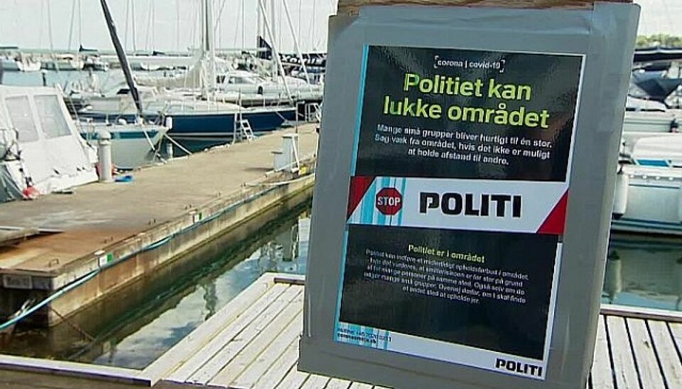 Det potentielle opholdsforbud på havnen i Rungsted vil være den første af sin slags i den nordsjællandske politikreds. Foto: TV2 Lorry. Det potentielle opholdsforbud på havnen i Rungsted vil være den første af sin slags i den nordsjællandske politikreds. Foto: TV2 Lorry.