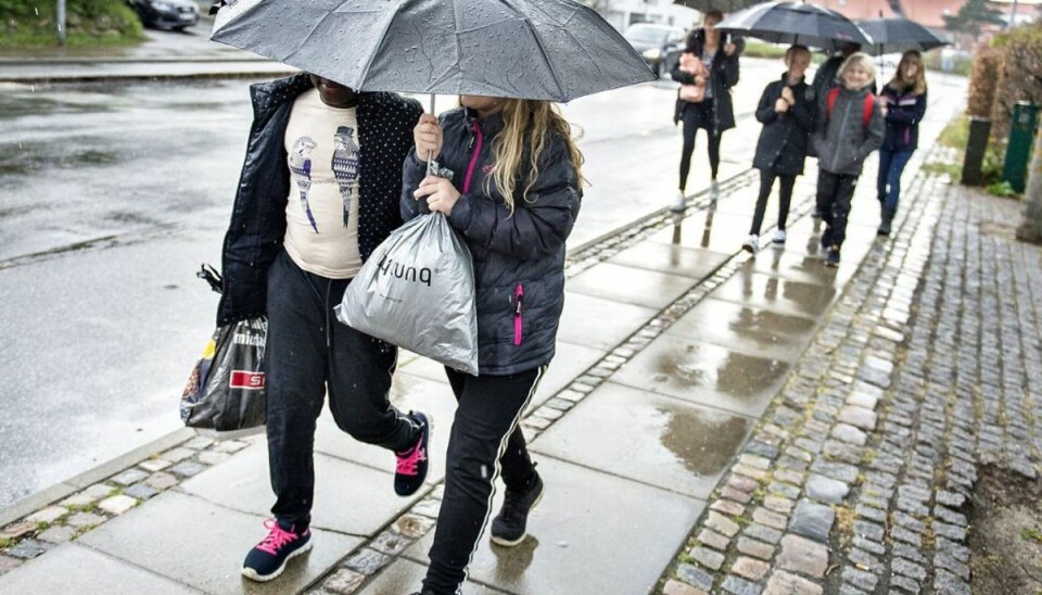En våd dag: Her bliver det vådest