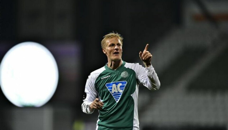 Superliga-topscorer skal til hollandsk klub Topscoreren Thomas Dalgaard har underskrevet en treårig kontrakt med den hollandske klub Heerenveen. Foto: VAN NORDE ERNST/POLFOTO