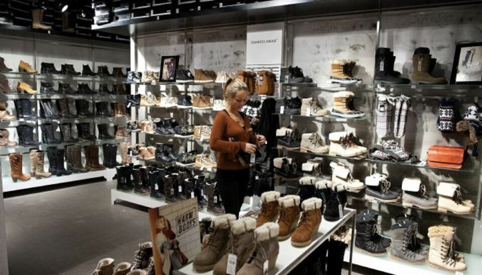 Dansk skokæde lukker butikker på stribe Bianco Footwear forsøgte sig under finanskrisen på discountmarkedet, men denne satsning er nu droppet i forsøg på at redde bundlinjen. Foto: CARSTEN ANDREASEN/POLFOTO