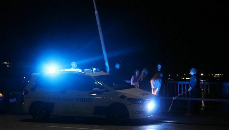 Den unge mand flygtede op på Limfjordsbroen efter overfaldet. Foto: Presse-fotos.dk