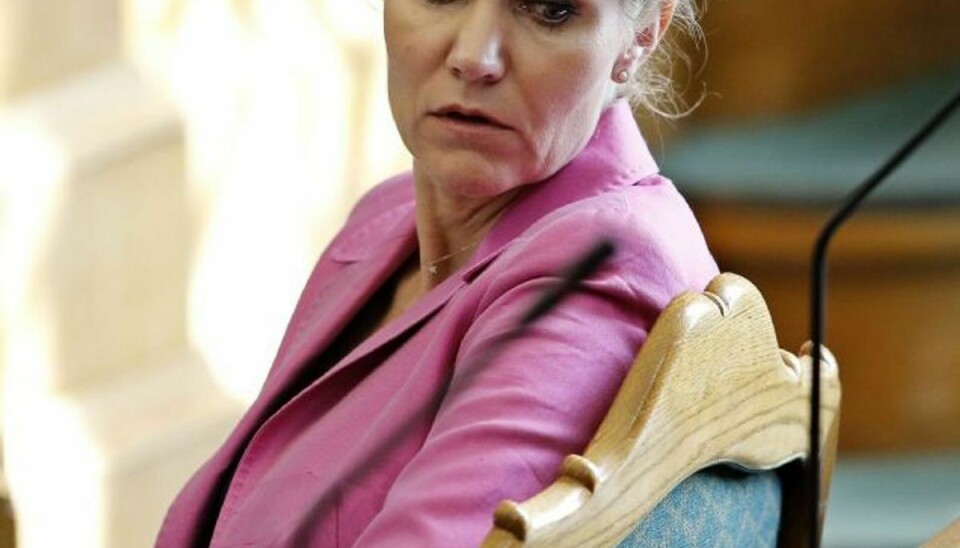 Statsminister Helle Thorning-Schmidt (S) slår fast, at der ikke bliver pillet ved dagpengereglerne i forbindelse med de kommene finanslovforhandlinger. Foto: JENS DRESLING/POLFOTO