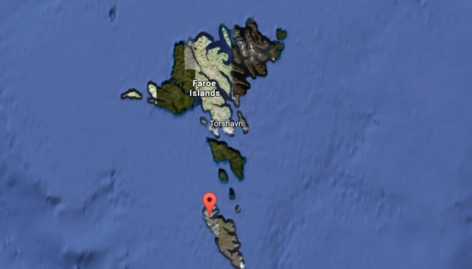 Politi mistænker drab på Færøerne Færøsk politi mistænker, at en 36-årig mand er blevet dræbt i den lille bygd Hvalba. Screenshot: Google Earth