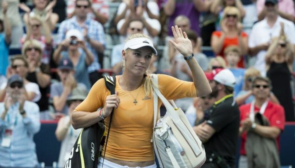 Caroline Wozniacki er rykket fra nummer 13 til nummer 12 i verden efter en god præsentation i Montreal. Foto: Paul Chiasson/AP