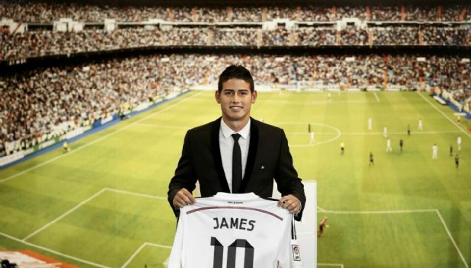 James Rodriguez kan få sin debut tirsdag aften. Foto: Daniel Ochoa de Olza/AP