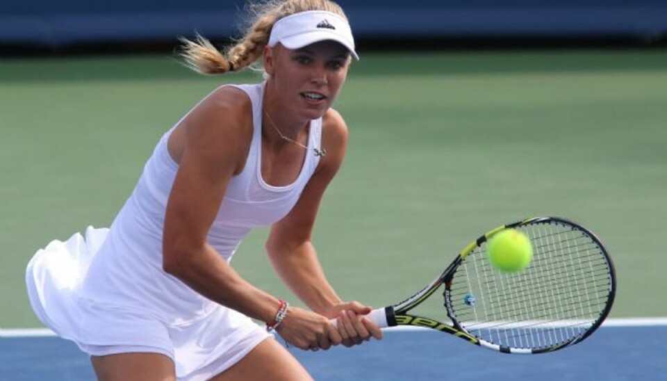 Caroline Wozniackie er på vej tilbage til toppen i tennis. Foto: TOM UHLMAN/AP