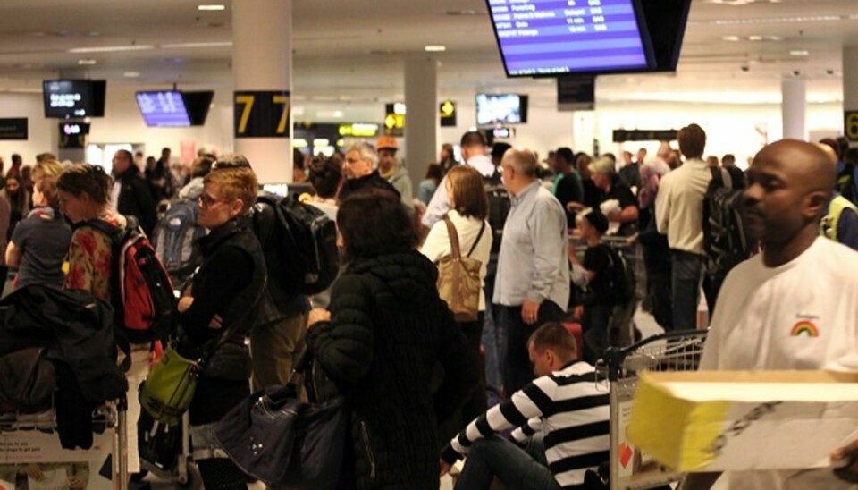 Københavns Lufthavn havde 2.596.230 passagerer i juli måned, og det er rekord. Foto: Colourbox