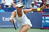 Caroline Wozniacki fightede hårdt, men tabte alligevel kampen i tre sæt. Foto: Getty Images.