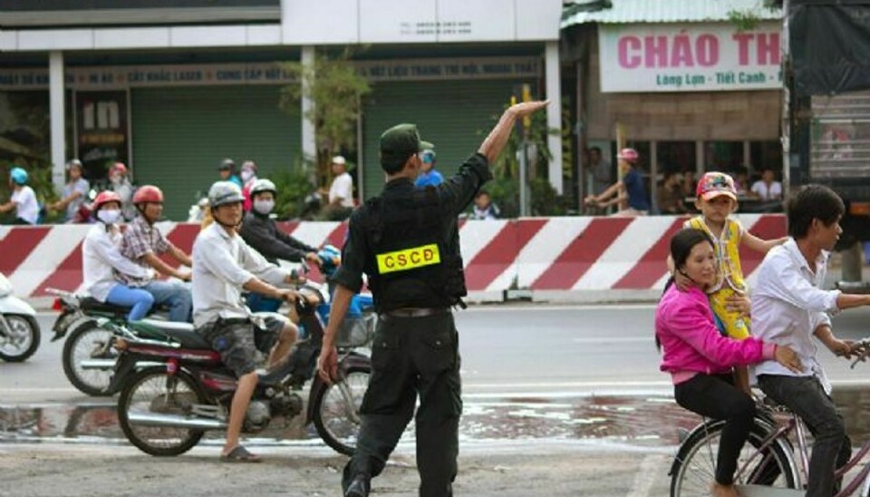 Trafikken i Vietnam er kendt for til tider at være et kaotisk mylder. En dansker er blevet hårdt kvæstet i en ulykke i landet, skriver lokale medier. Foto: Jeff Nesmith/AP