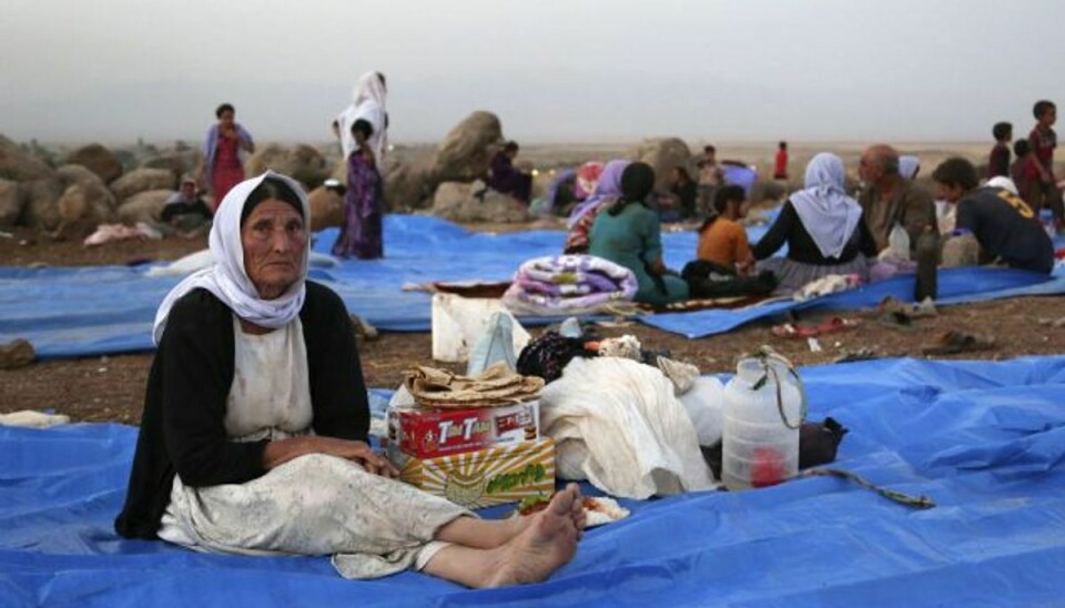 Mange flygtninge er taget til byerne Erbil og Dohuk i den kurdiske del af Irak. Arkivfoto. Foto: Khalid Mohammed/AP
