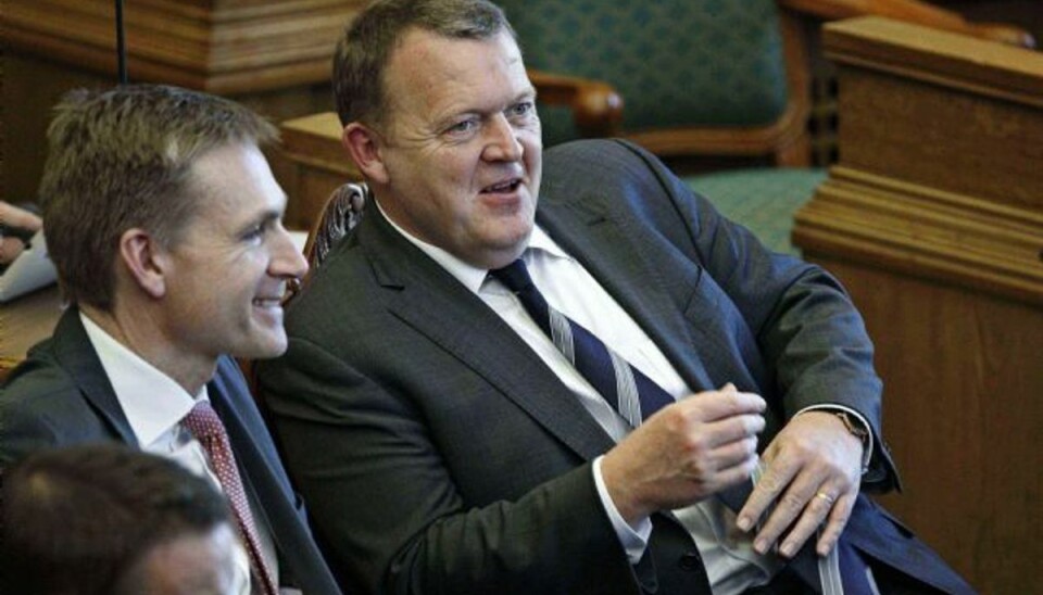 Kommentator: Løkke udstiller Helle som stædig Lars Løkke siger nu, at han er parat til at ændre på de strammere dagpengeregler, som Venstre indførte sammen med De Konservative, Dansk Folkeparti og De Radikale i 2010. Foto: JENS DRESLING/POLFOTO