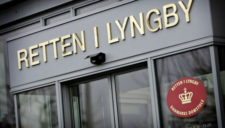 Politiet vil kræve de to mænd på henholdsvis 26 og 23 år varetægtsfængslet torsdag ved Retten i Lyngby. Arkivfoto. Foto: JENS DRESLING/POLFOTO