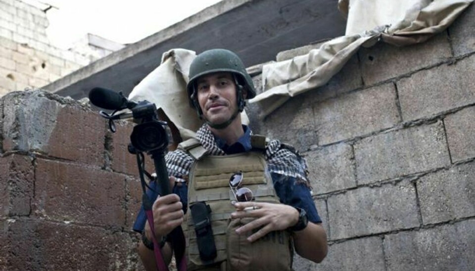 Det er formodentligt den amerikanske journalist James Foley, der blev bortført i Syrien i 2012, som Islamisk Stat har henrettet. Foto: Nicole Tung/AP