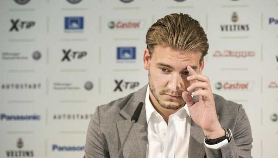 Nicklas Bendtners chance for at blive udtaget til landsholdets kommende kampe, er minimal, lyder det fra landstræneren. Foto: OLUFSON JONAS/free