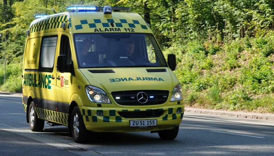 Falck mister al ambulancekørsel i Region Syddanmark. Foto: Falck.