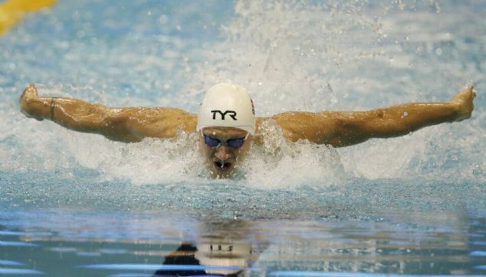 Dansker tonser sig til rekord Viktor B. Bromer satte nordisk rekord. Foto: Gero Breloer/AP