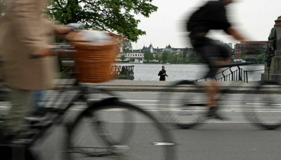 Cyklister bliver langt fra opfattet som de mest lovlydige trafikanter. Foto: Colourbox.com (Modelfoto).