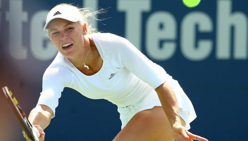 Wozniacki kommer på prøve i aften Caroline Wozniacki spiller i aften sin tredje kamp ved dette års US Open. Foto: Getty Images.
