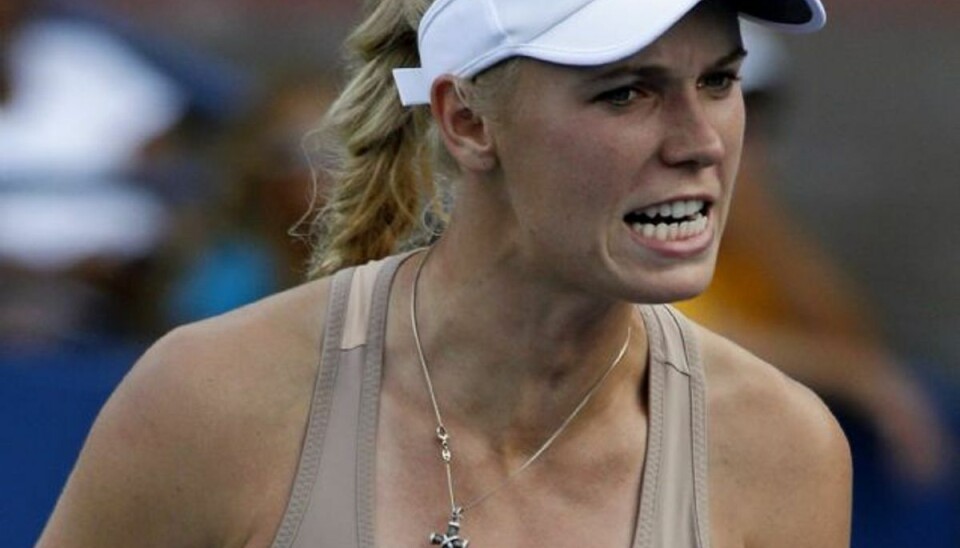 Sulten Wozniacki knuser tysker i US Open Caroline Wozniacki bliver mere og mere tilfreds med sit spil ved tennisturneringen US Open. Arkivfoto. Foto: Darron Cummings/AP