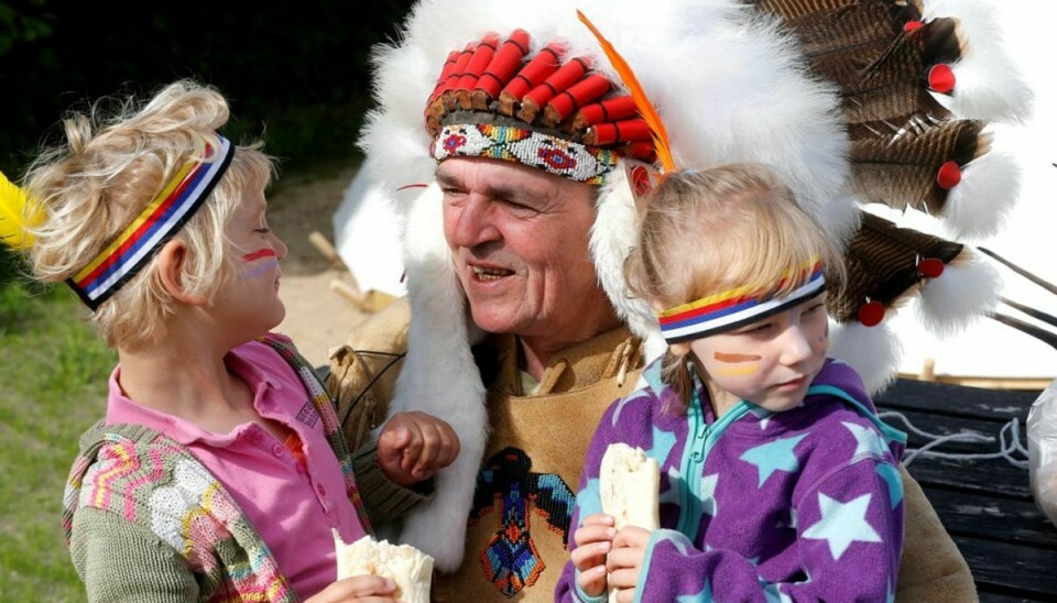 62-årige Jan Friborg alias Høvding Langøre ser tilbage på sin tid som indianerhøvding med stor glæde.