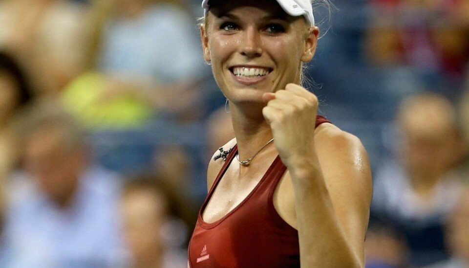 Se billederne: Wozniacki klar til semifinalen Caroline Wozniacki er klar til semifinalen ved US Open. Foto: Getty Images.