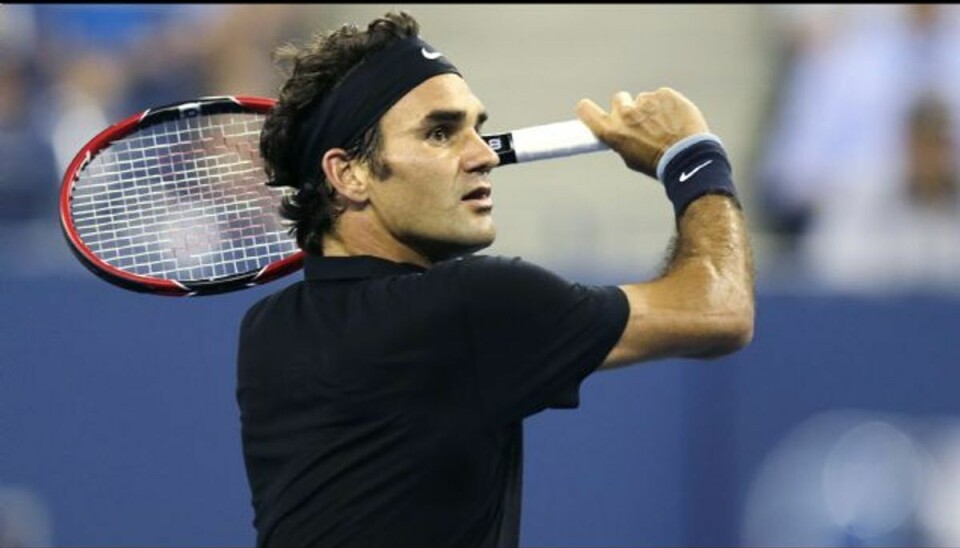 Vildt comeback: Federer er i semifinale Roger Federer kan tage sin 18. grandslam-titel, hvis han vinder US Open. Foto: Charles Krupa/AP