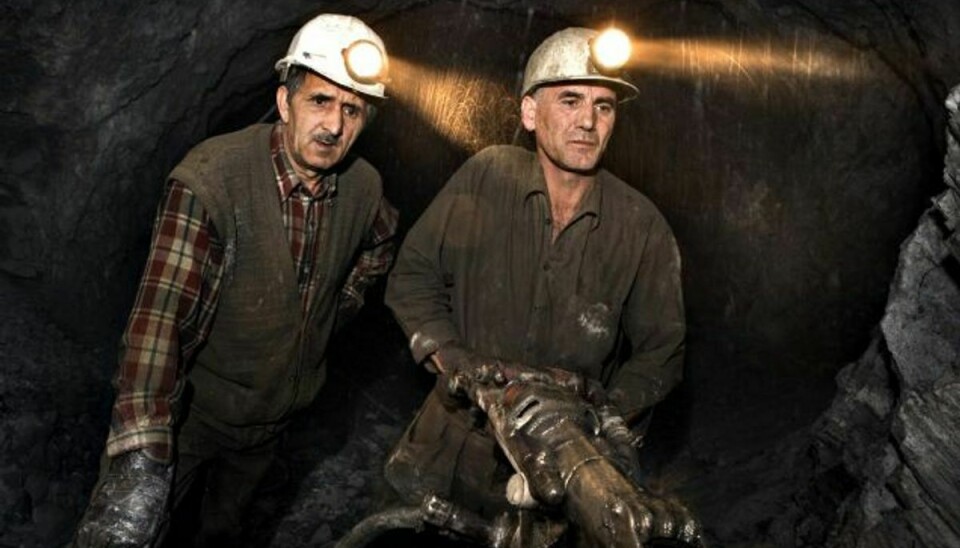 34 minearbejdere i Bosnien er indespærret i en kulmine. Arkivfoto. Foto: DAG¯ JAN/JYLLANDS-POSTEN