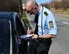 Det blev til 166 sigtelser under en udvidet trafikkontrol. Foto: Rigspolitiet.