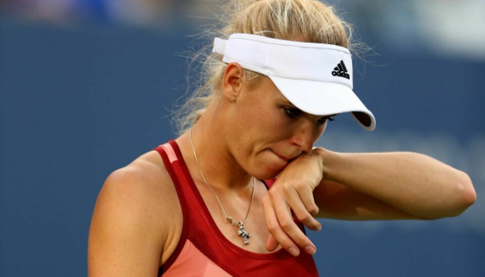 Det lykkedes ikke Caroline Wozniacki at vinde US Open i år. Foto: Getty Images.