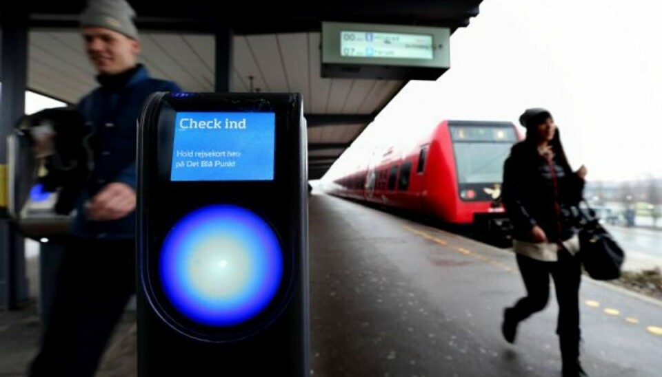 Mere end 375.000 passagerer i hovedstadsområdet bruger rejsekortet. Foto: FINN FRANDSEN/POLFOTO