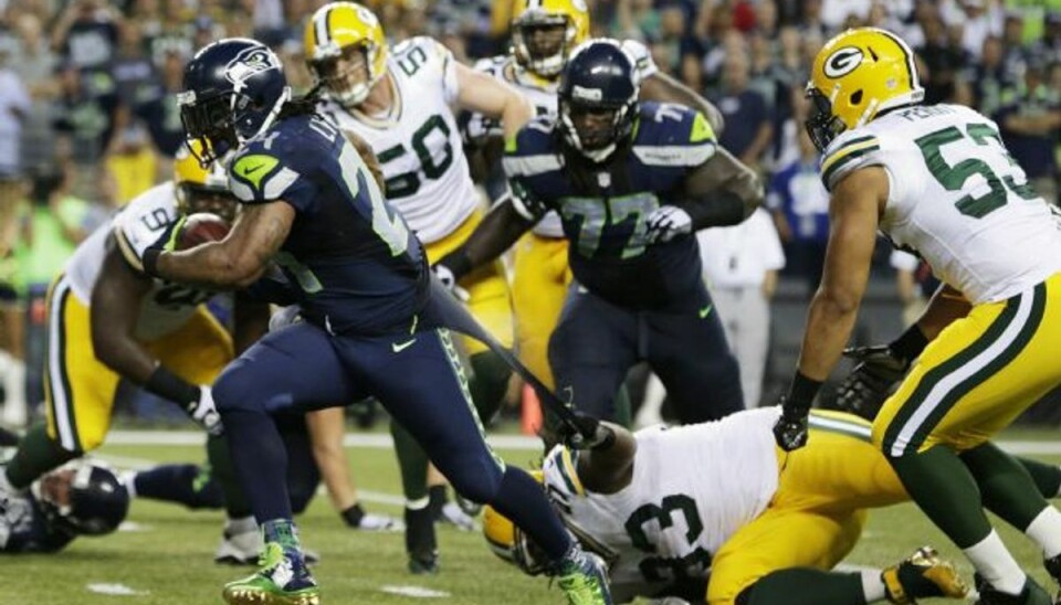 NFL-mestrene lægger ud i overlegen stil Nummer 8: Super Bowl. Foto: Scott Eklund/AP