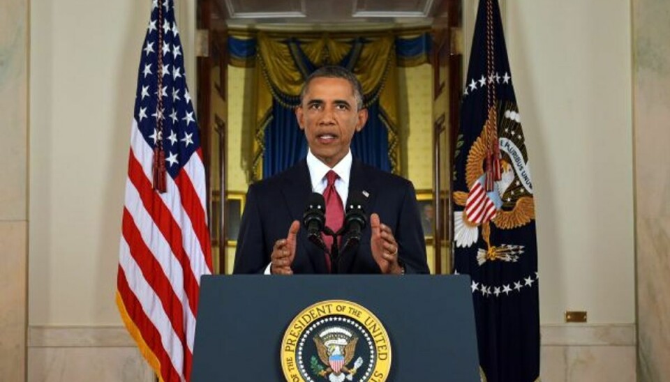 Her er planen: Sådan vil Obama af med ISIS USA’s præsident, Barack Obama, siger i en tale fra Det Hvide Hus natten til torsdag dansk tid, at oprørsgruppen Islamisk Stat skal nedkæmpes og ødelægges, uanset hvor den er. I talen understreger præsidenten, at han er klar til at bruge militær magt mod gruppen i både Irak og Syrien. Foto: Saul Loeb/AP