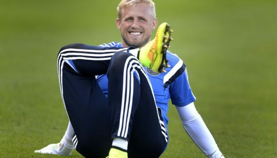 Kasper Schmeichel er optimistisk omkring Leicesters mulighed for at redde sig endnu en sæson i Premier League. Foto: LARS POULSEN/POLFOTO