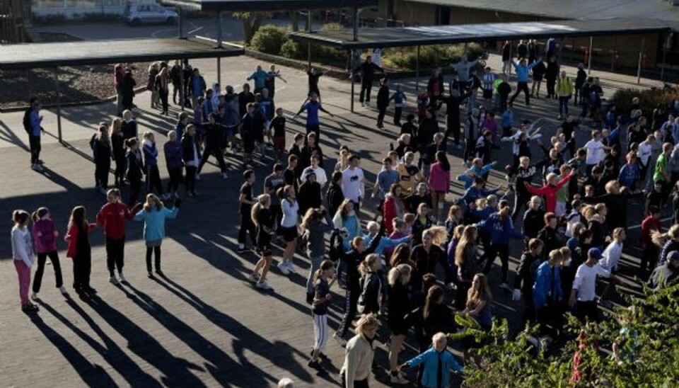 Motionsløbet SchoolsOnTheRun vil have flere unge til at dyrke motion. Arkivfoto. Foto: MIE BRINKMANN/POLFOTO